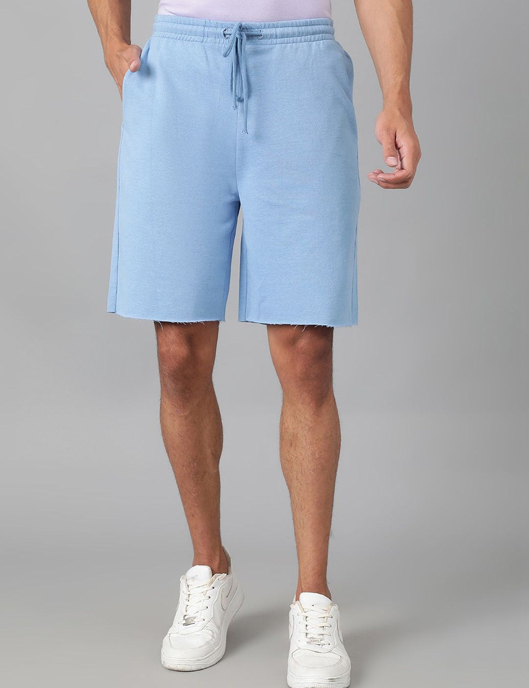 Kotty Blue Mid-Rise Regular Shorts