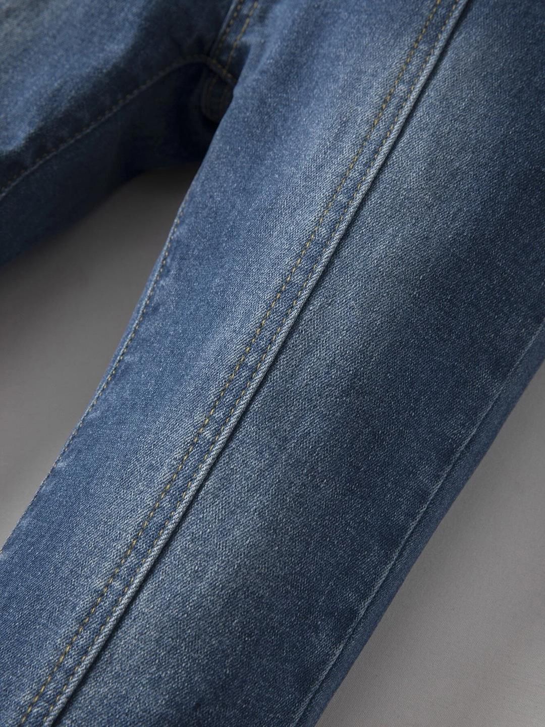 Kotty Girls Mid-Rise Heavy Fade Stretchable Jeans