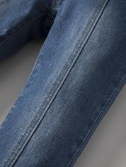 Kotty Girls Mid-Rise Heavy Fade Stretchable Jeans