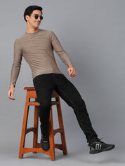 Kotty Men Solid Round Neck T-shirt