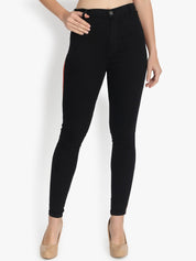 Kotty Women Black Skinny Fit High-Rise Clean Look Jeans