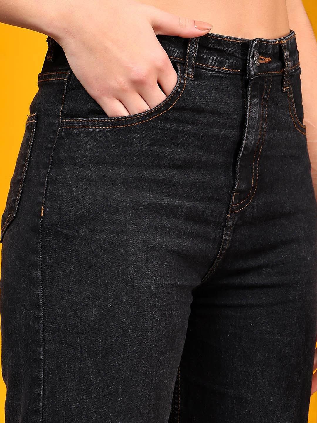 Kotty Women Jean High-Rise Mildly Distressed Jeans