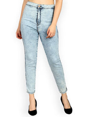 Kotty Women Blue Skinny Fit High-Rise Clean Look Jeans