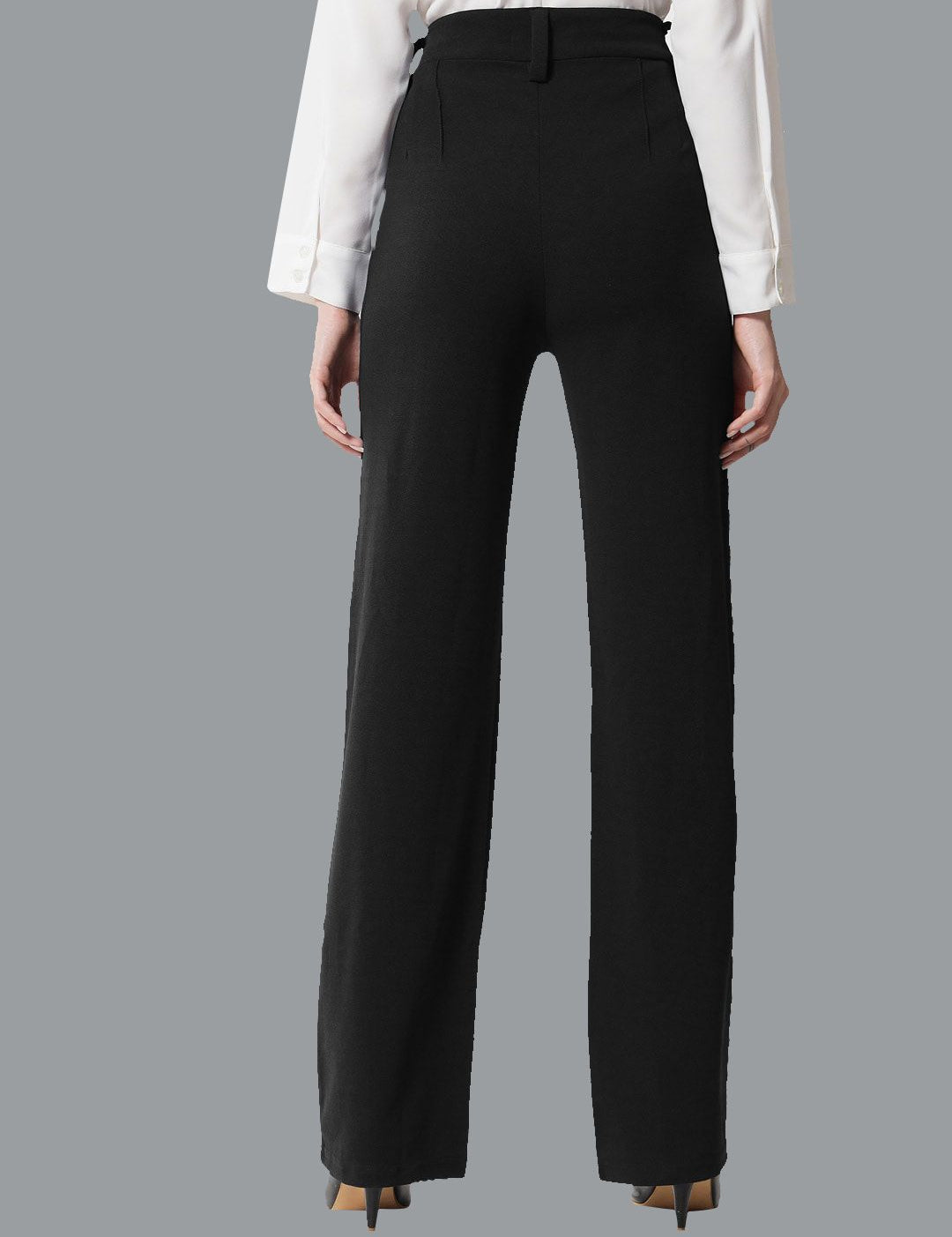 KOTTY BIZwear Women Pack Of 2 Straight Fit High-Rise Easy Wash Parallel Trousers