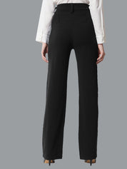 KOTTY BIZwear Women Pack Of 2 Straight Fit High-Rise Easy Wash Parallel Trousers