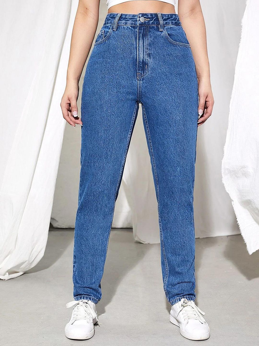 Kotty Women Jean High-Rise Heavy Fade Stretchable Jeans