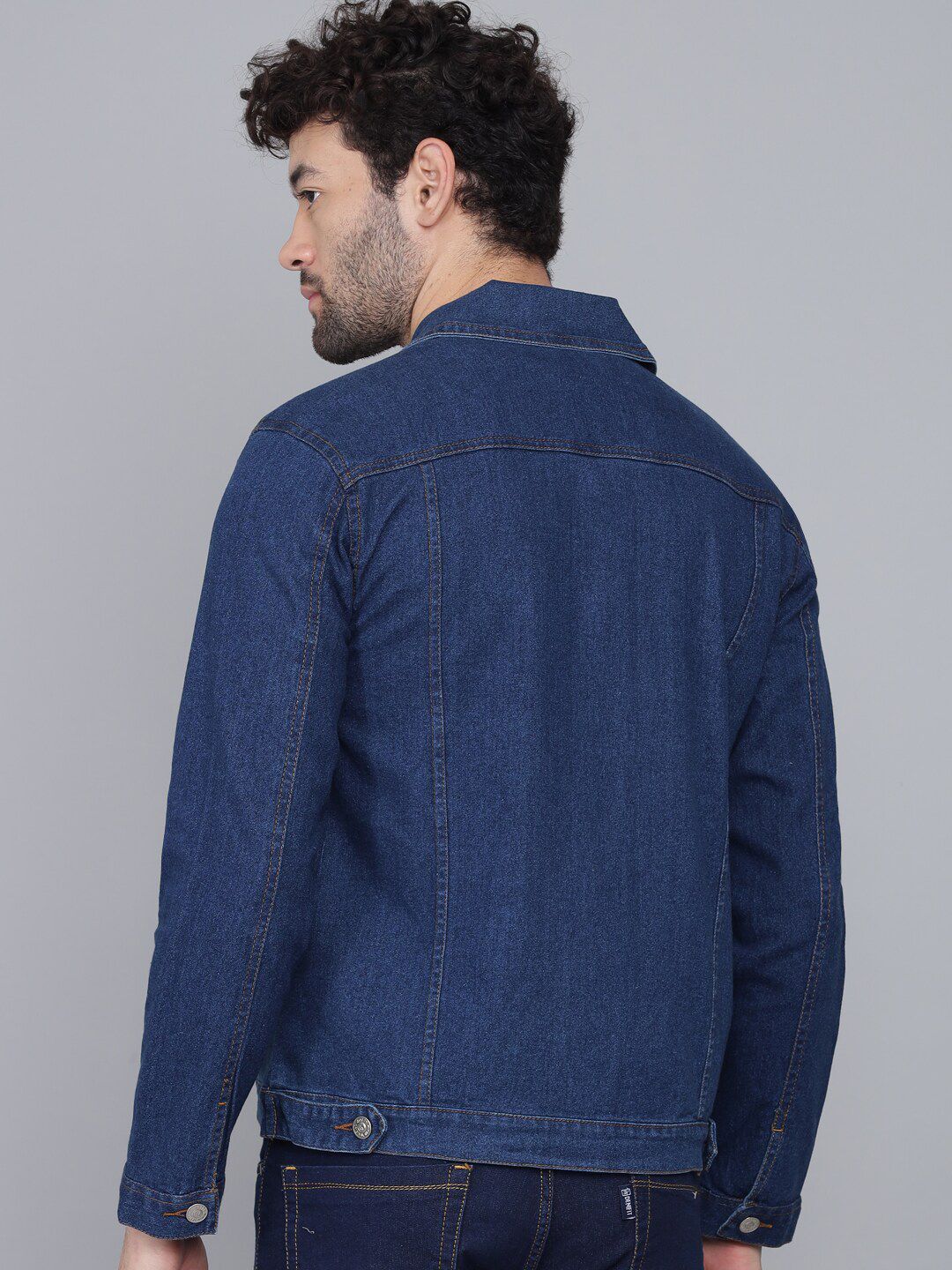 Kotty Men Blue Lightweight Denim Jacket