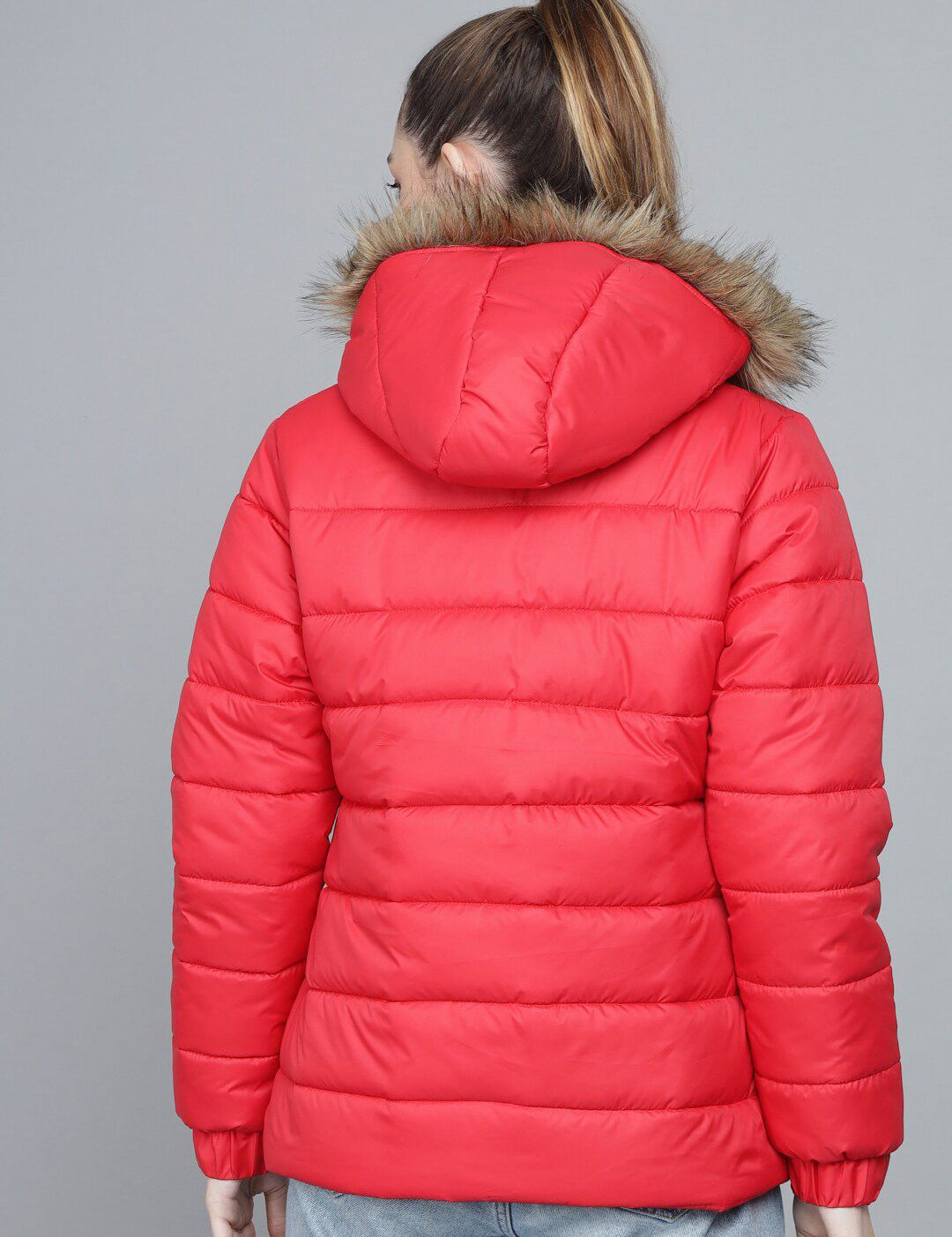Kotty Women Red Lightweight Parka Jacket