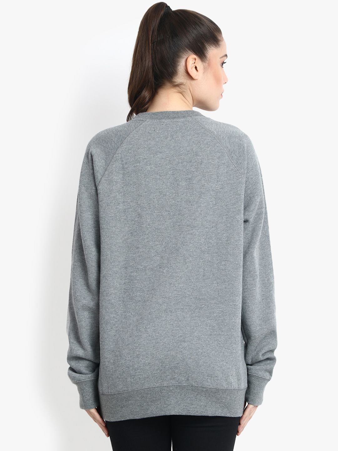 Kotty Women Grey Printed Sweatshirt