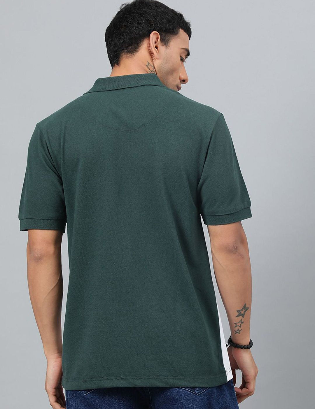 Kotty Men Solid Polo Collar T-shirt