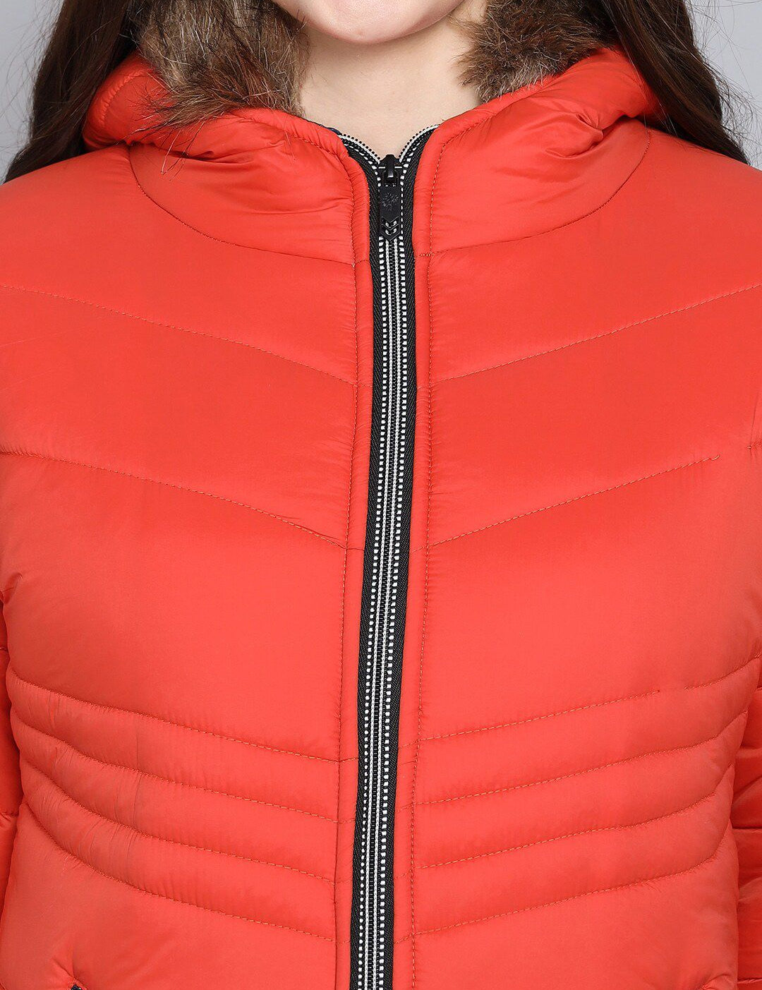 Kotty Women Orange Outdoor Padded Jacket