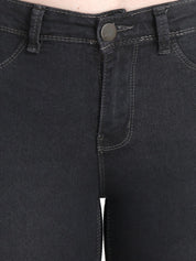 Kotty Women Black Skinny Fit High-Rise Clean Look Jeans