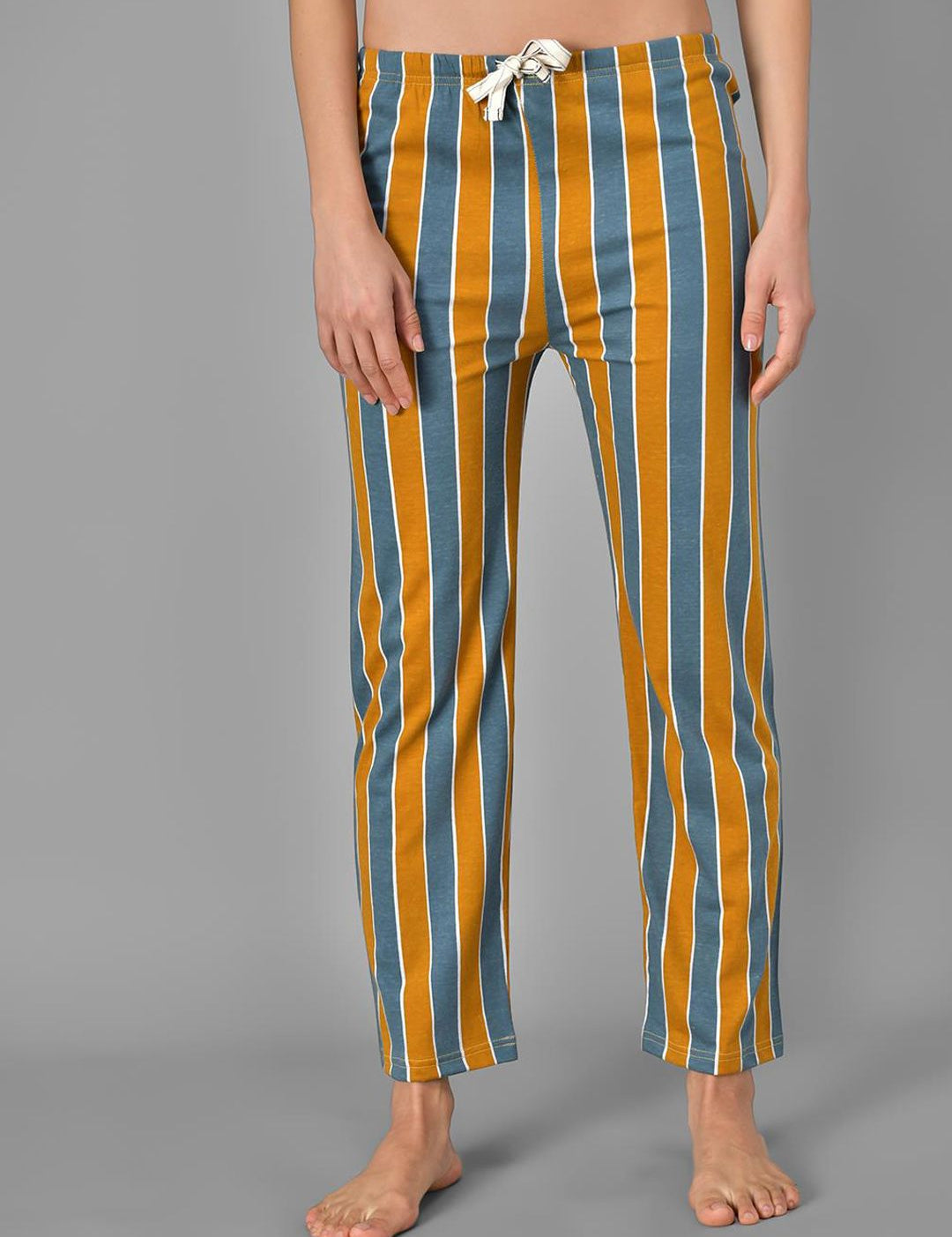 Kotty Striped Cotton Lounge Pants