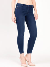 Kotty Women Blue Skinny Fit High-Rise Clean Look Stretchable Jeans
