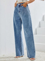 Kotty Women High-Rise Clean Look Heavy Fade Stretchable Jeans