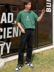 Kotty Men Straight Fit Low-Rise Clean Look Stretchable Jeans