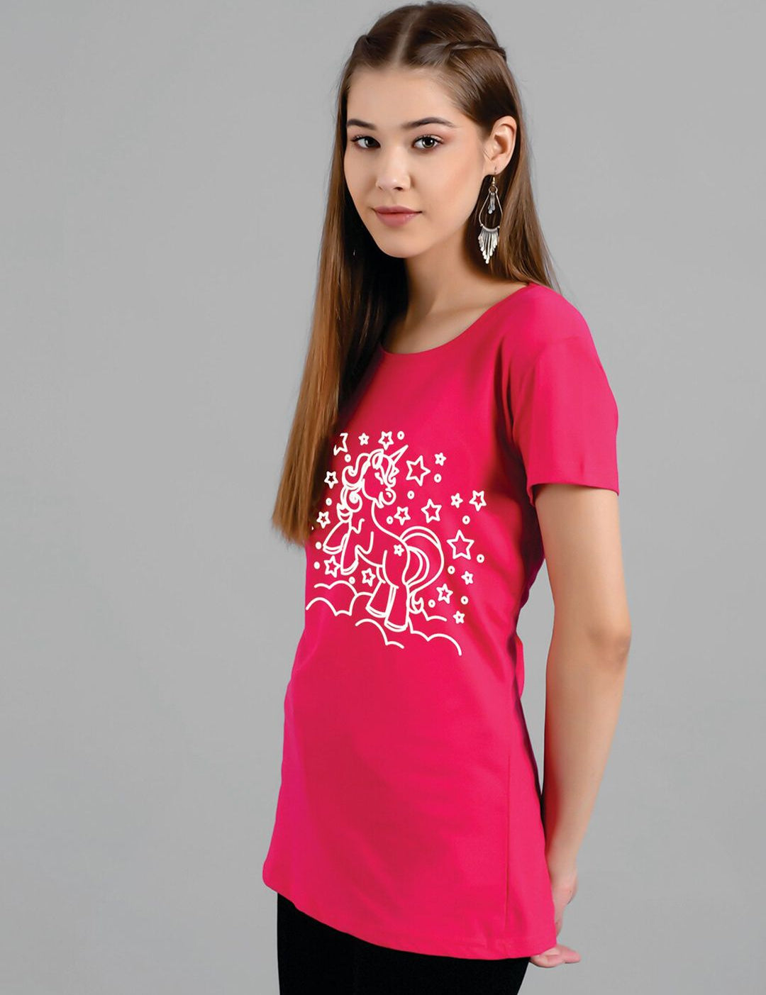 Kotty Graphic Printed Yoga T-shirt