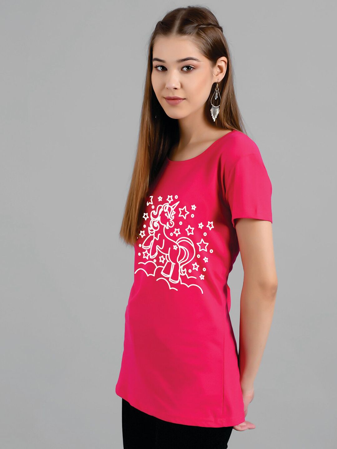 Kotty Graphic Printed Yoga T-shirt