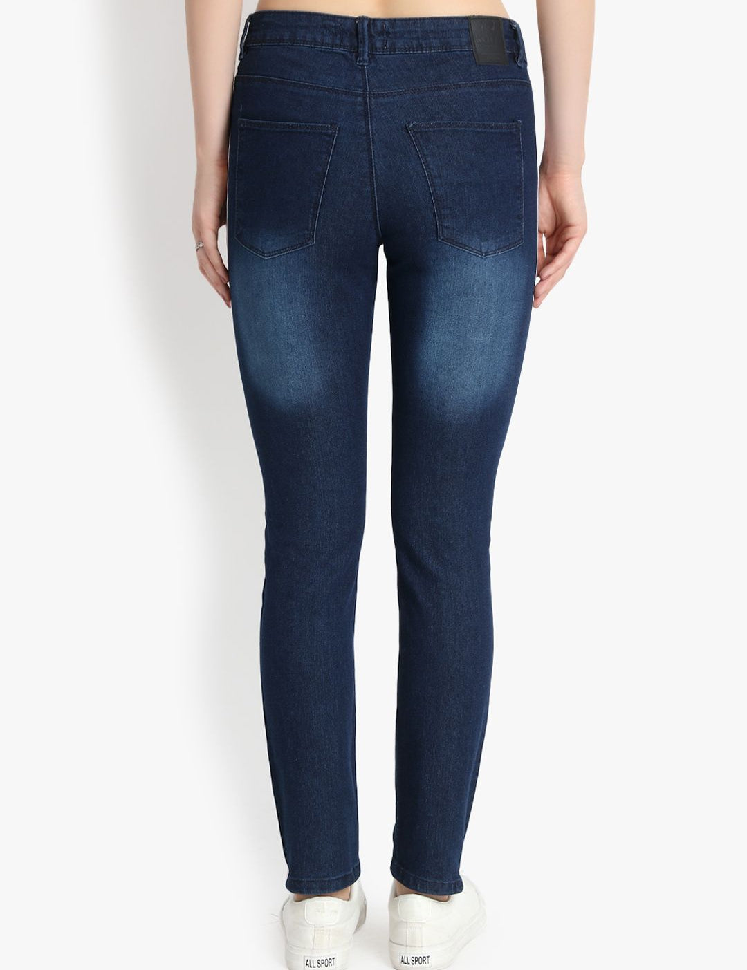 Kotty Women Blue Skinny Fit High-Rise Clean Look Jeans