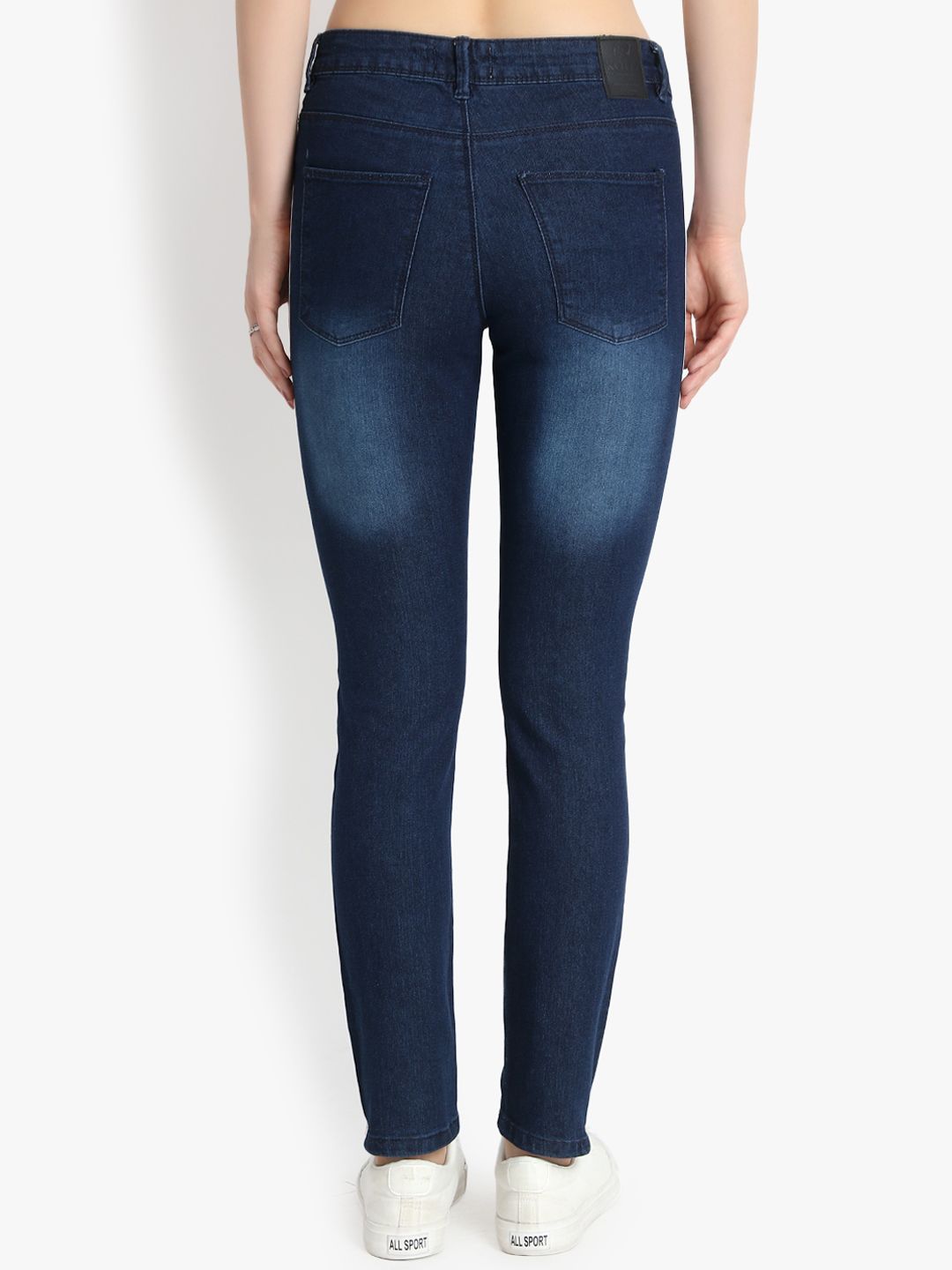 Kotty Women Blue Skinny Fit High-Rise Clean Look Jeans