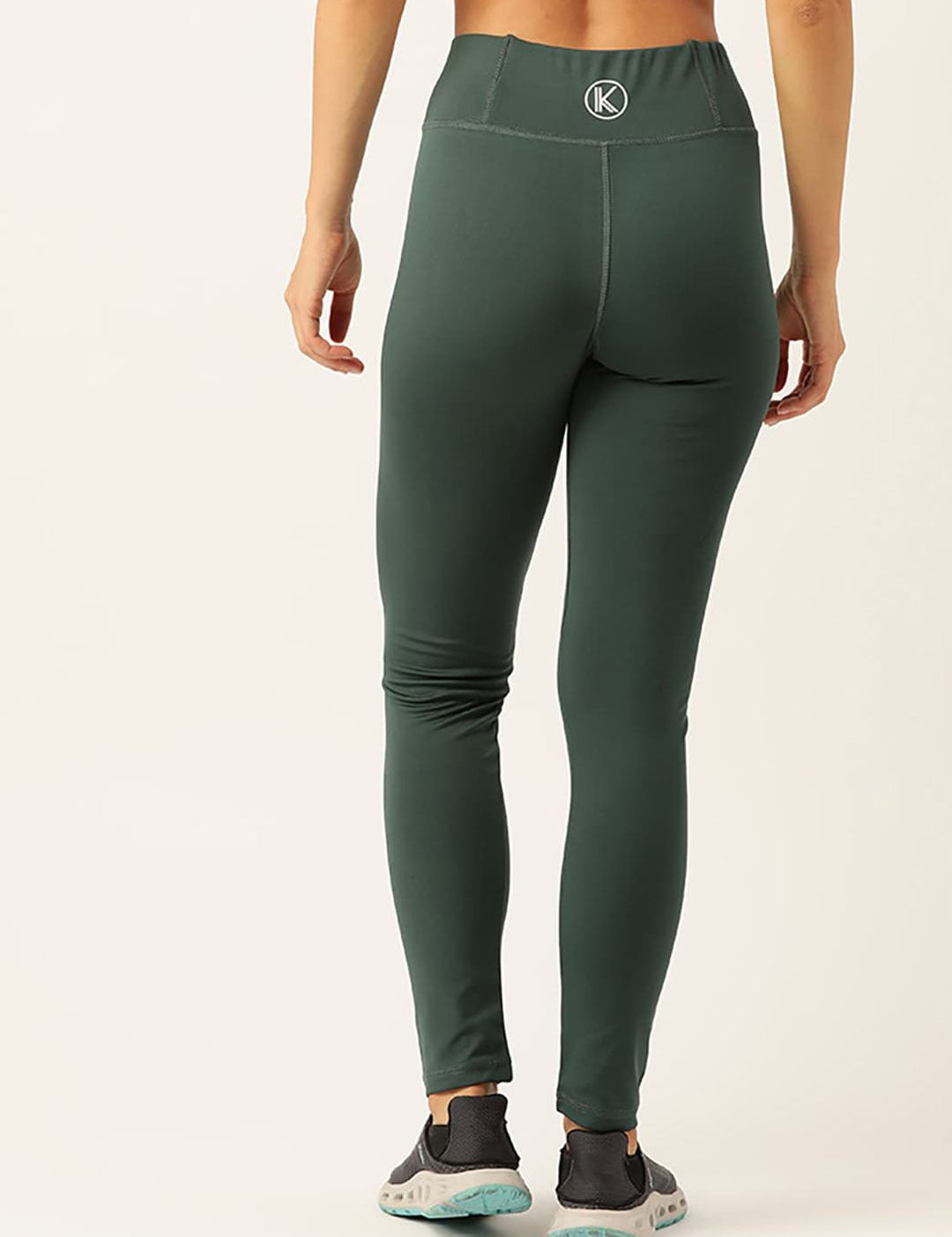 Kotty Women Slim-Fit Ankle-Length Training or Gym Tights