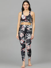 Kotty Round Neck Sleeveless Printed Night suit