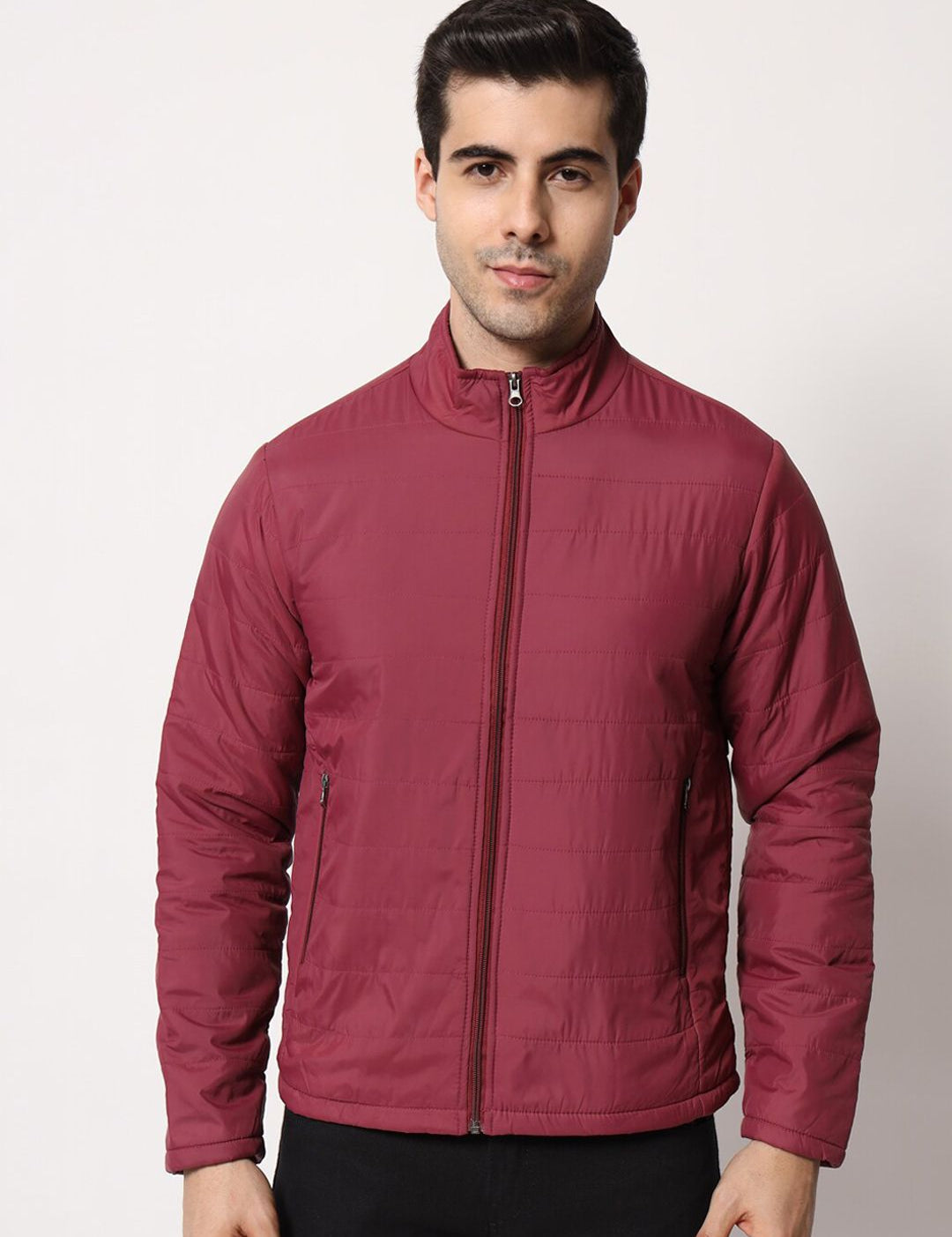 Kotty Men Maroon Outdoor Padded Jacket
