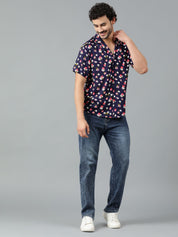 Kotty Men Floral Printed Casual Shirt