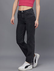 Kotty Women Black Jean Light Fade Stretchable Jeans