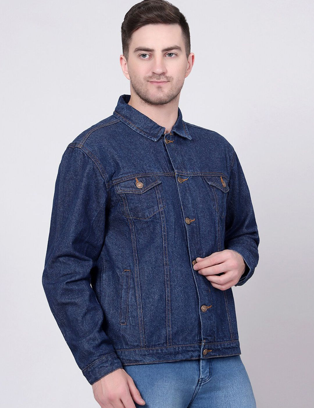 Kotty Men Washed Outdoor Denim Jacket