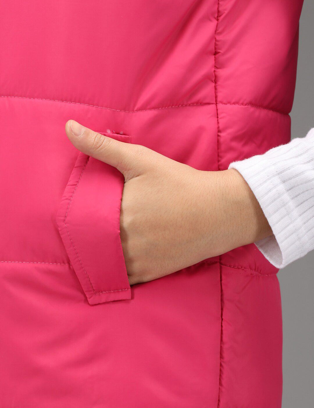 Kotty Women Pink Padded Sleeveless Puffer Jacket
