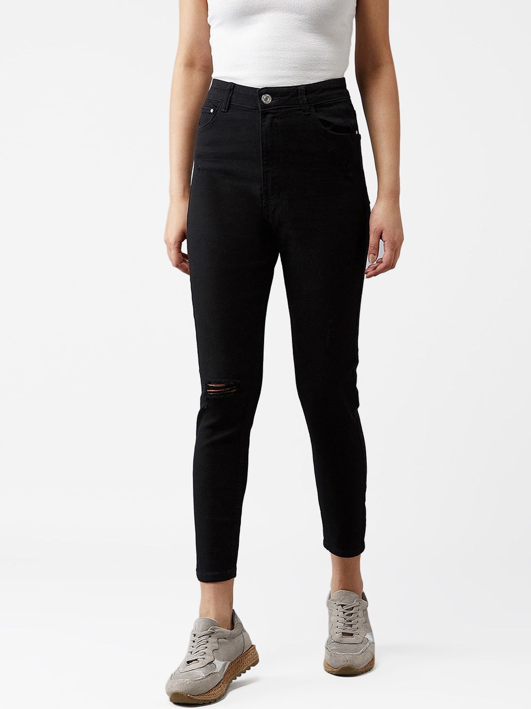 Kotty Women Black Skinny Fit Jeans