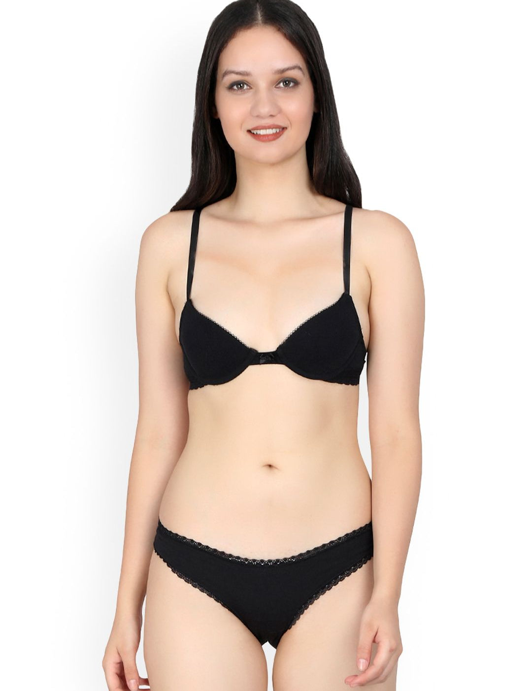 Kotty Women Black Lingerie Set KTTIW77-Black