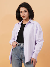 Kotty Spread Collar Casual Shirt