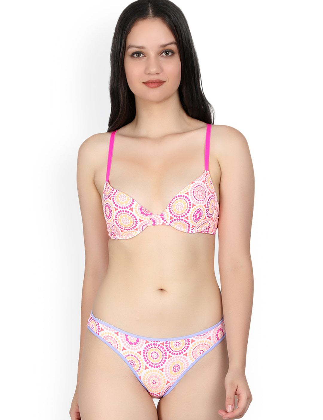 Kotty Women Multicoloured Printed Lingerie Set KTTIW110