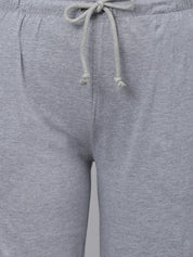 Kotty Women Grey Solid Straight-Fit Track Pants