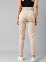 Kotty Women Pink Skinny Fit High-Rise Clean Look Jeans