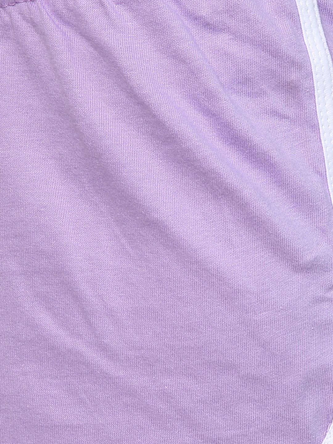 Kotty Women Purple Solid Lounge Shorts  KTTSLEEPSHORTS199