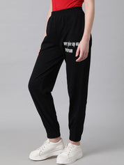 Kotty Women Typography Printed Joggers