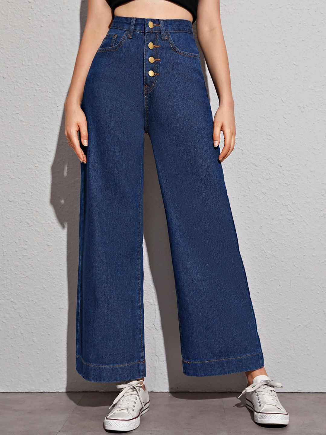 Kotty Women Flared High-Rise Stretchable Jeans