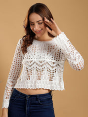 Kotty Embellished Cotton Top