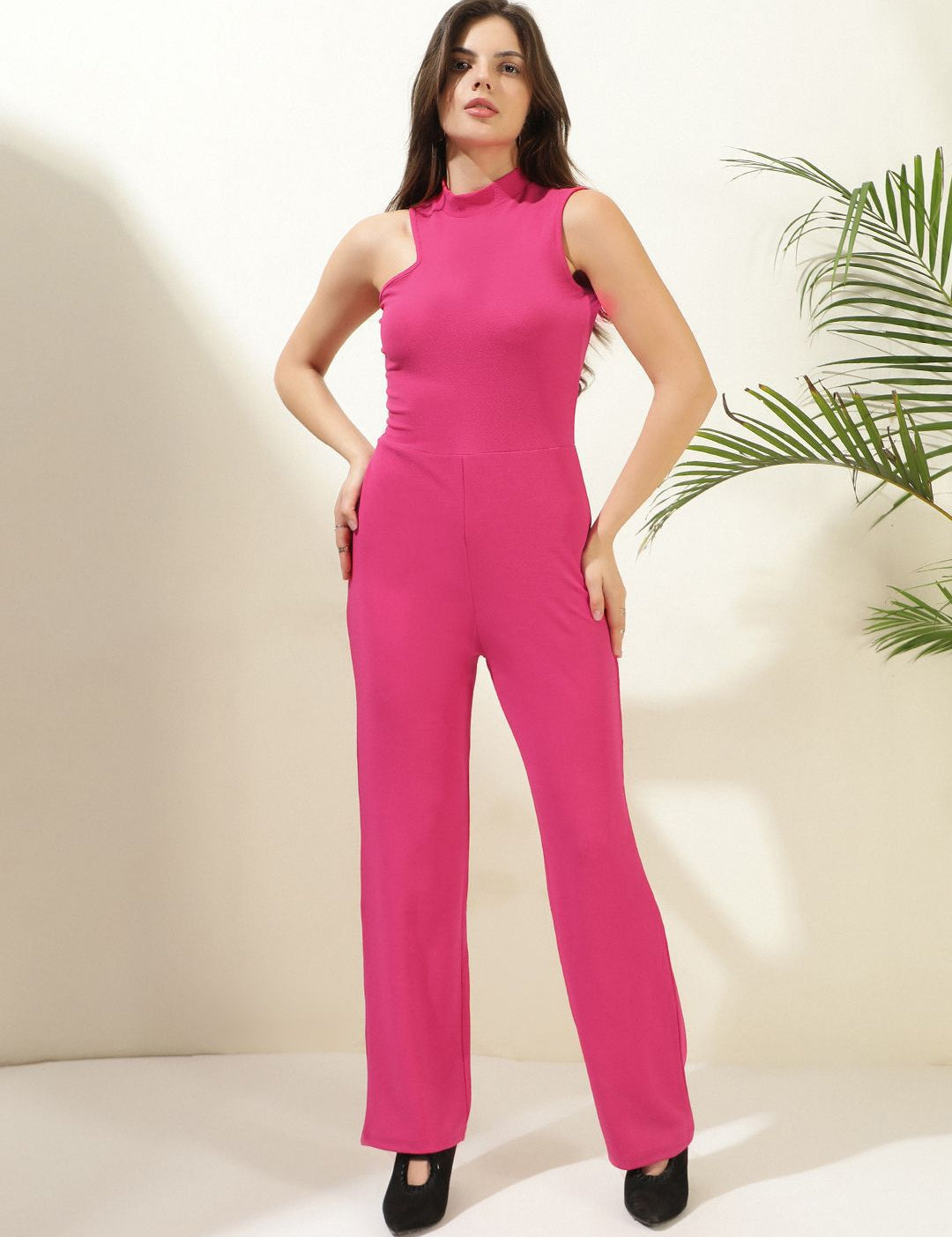 Kotty Women High Neck Basic Jumpsuit