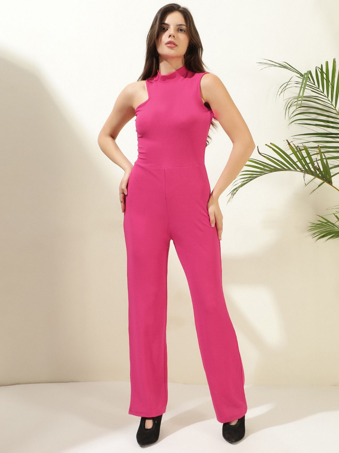 Kotty Women High Neck Basic Jumpsuit
