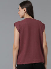 Kotty Round Neck Extended Sleeves T-shirt