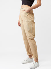 Kotty Women Beige Skinny Fit Jeans