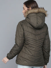 Kotty Women Green Lightweight Padded Jacket