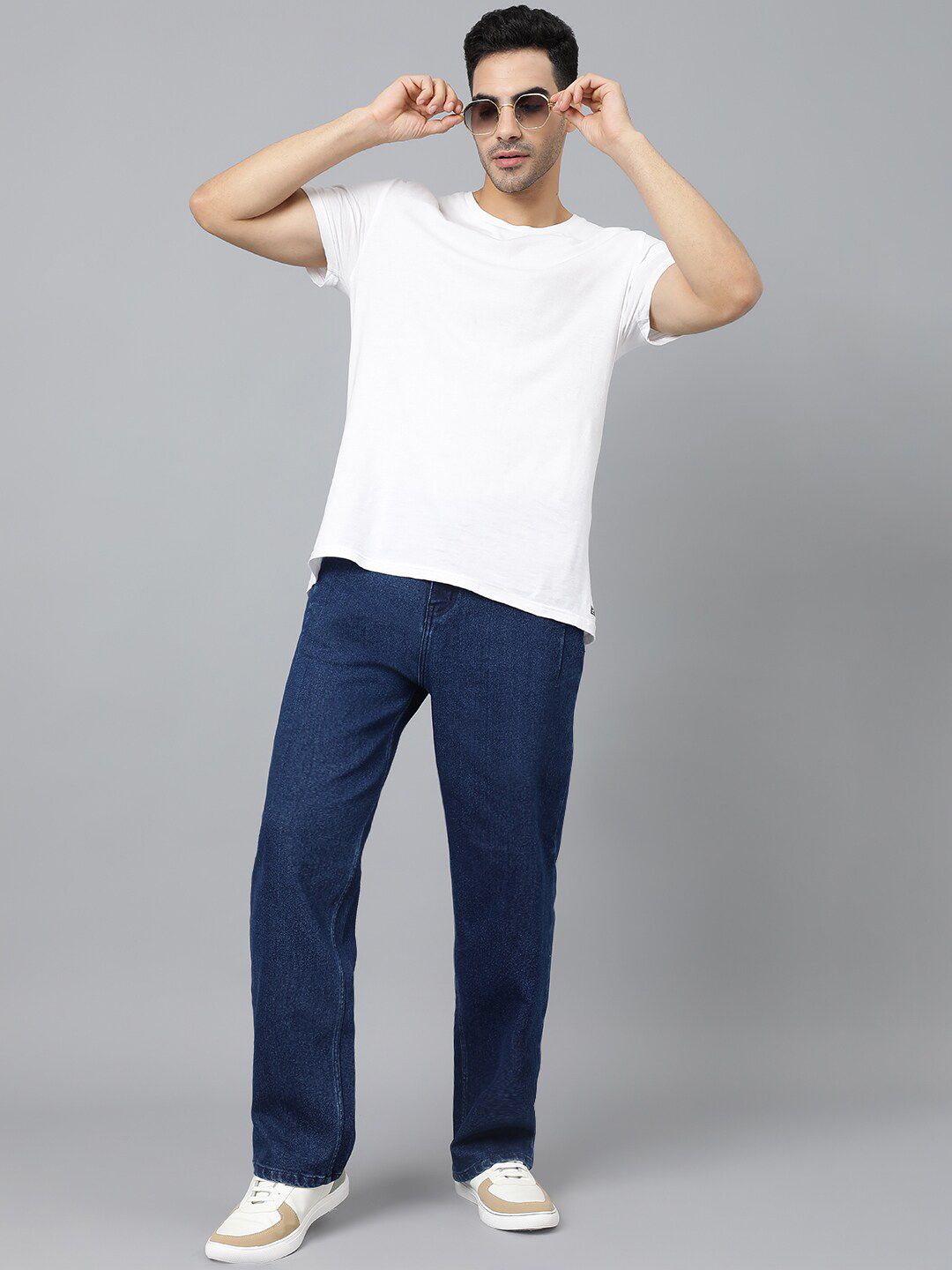 Kotty Men Blue Jean Fit Low-Rise Stretchable Jeans