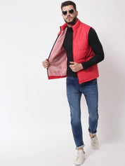 Kotty Men Red Outdoor Puffer Jacket