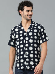 Kotty Men Tie and Dye Printed Casual Shirt