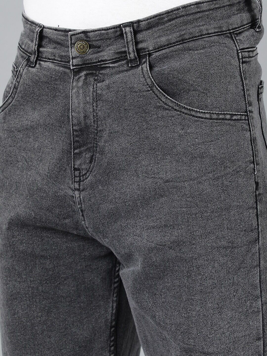 Kotty Men Jean Low-Rise Clean Look Heavy Fade Stretchable Jeans